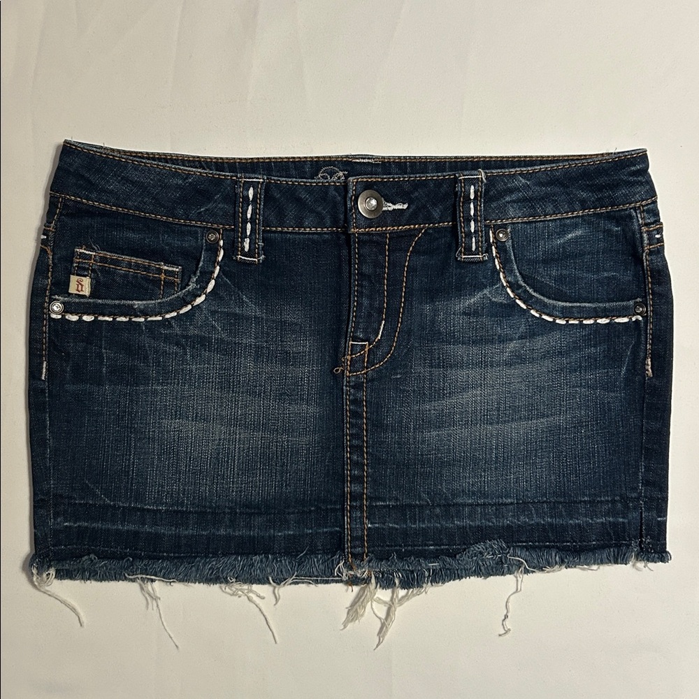 Size 7 Decree Denim Mini Skirt